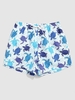Short de Vacances à Imprimé Tortue de Mer à Cordon 2xl Blanc