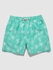 Short de Vacances de Plage Arbre de Palmier Hawa en avec Poches à Cordon Xl Aigue marine légère