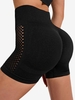 Short de Yoga Evidé à Taille Large L Noir