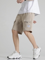 Short Lettre avec Poche Jointive M Kaki léger