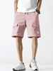 Short Lettre avec Poche Jointive M Rose léger