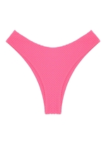Slip à Coupe Haute à Pois M Rose clair