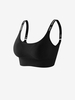 Soutien-gorge de Sport Imprimé à Bretelles Réglables S Noir