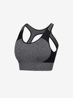Soutien-Gorge de Sport sans Couture à Poitrine sans Dos S Noir