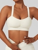 Soutien-gorge de Sport Torsadé à Dos S Blanc
