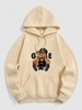Sweat à Capuche Motif D