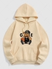 Sweat à Capuche Motif D