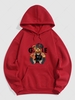 Sweat à Capuche Motif D