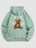 Sweat à Capuche Motif D