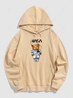 Sweat à Capuche Pull-over Streetwear Motif de Lettre et D