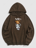 Sweat à Capuche Pull-over Streetwear Motif de Lettre et D