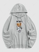 Sweat à Capuche Pull-over Streetwear Motif de Lettre et D
