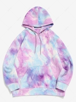 Sweat à Capuche Pull-over Teinté Imprimé M Violet clair