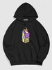 Sweat à Capuche Sportif avec Lettre FRUIT JUICE Xl Noir