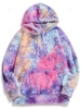 Sweat à Capuche Teinté à Demi-Zip en Fausse Fourrure S Pourpre moyen
