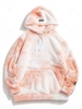 Sweat à Capuche Teinté Fourré avec Poche en Avant Xl Jaune clair
