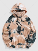 Sweat à Capuche Teinté Polaire avec Masque Chaude Xxl