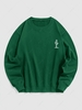 Sweat-shirt à Imprimé Cactus L Vert profond