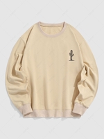 Sweat-shirt à Imprimé Cactus S Café lumière