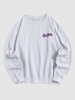 Sweat-shirt Décontracté à Imprimé New York à Col Rond Xxl Gris clair