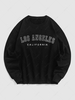 Sweat-shirt Graphique LOS ANGELES CALIFORNIA L Noir