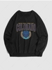 Sweat-shirt Lettre Graphique COLORADO TENNIS CLUB L Noir
