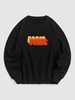 Sweat-shirt Ombré à Lettre PARIS L Noir