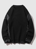Sweat-shirt Texturé à Motif Paisley Ethnique 2xl Noir