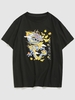 T-shirt à Imprimé Dragon D