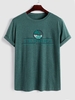 T-shirt à Manches Courtes à Imprimé Arbre CALIFORNIA S Vert profond