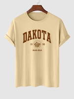 T-shirt à Manches Courtes à Imprimé OAKOTA 1998 L Café lumière