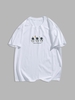 T-shirt Décontracté à Imprimé Lettre 2xl Blanc