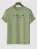 T-shirt Décontracté à Lettre C