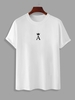 T-shirt Décontracté Motif D
