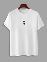 T-shirt Décontracté Motif D