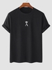 T-shirt Décontracté Motif D
