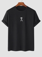 T-shirt Décontracté Motif D