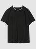 T-shirt Graphique à Imprimé Caractère Chinois Lion Dansant L Noir