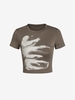 T-shirt Graphique Motif d
