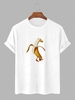 T-shirt Motif de Canard Amusant S Blanc