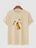 T-shirt Motif de Canard Amusant Xl Café lumière