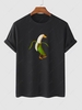 T-shirt Motif de Canard Amusant Xl Noir