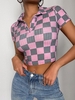 T-shirt Polo à Imprimé Bébé à Col Boutonné S Rose clair