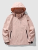 Veste à Capuche avec Poches Zippée Xl Rose