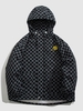 Veste à Capuche Matelassée Zippée avec Poche à Rabat à Lettre THIS WAY 2xl Noir