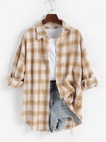 Veste Boutonnée à Carreaux 2xl Deep yellow