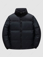 Veste Doudoune Zippée en Blocs de Couleurs Xs Noir