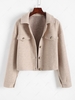 Veste en Laine Mélangée L Café lumière