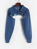 Veste Superposée Surdimensionnée en Denim S Bleu