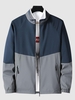 Veste Zippée en Blocs de Couleurs à Manches Raglan Xs Bleu